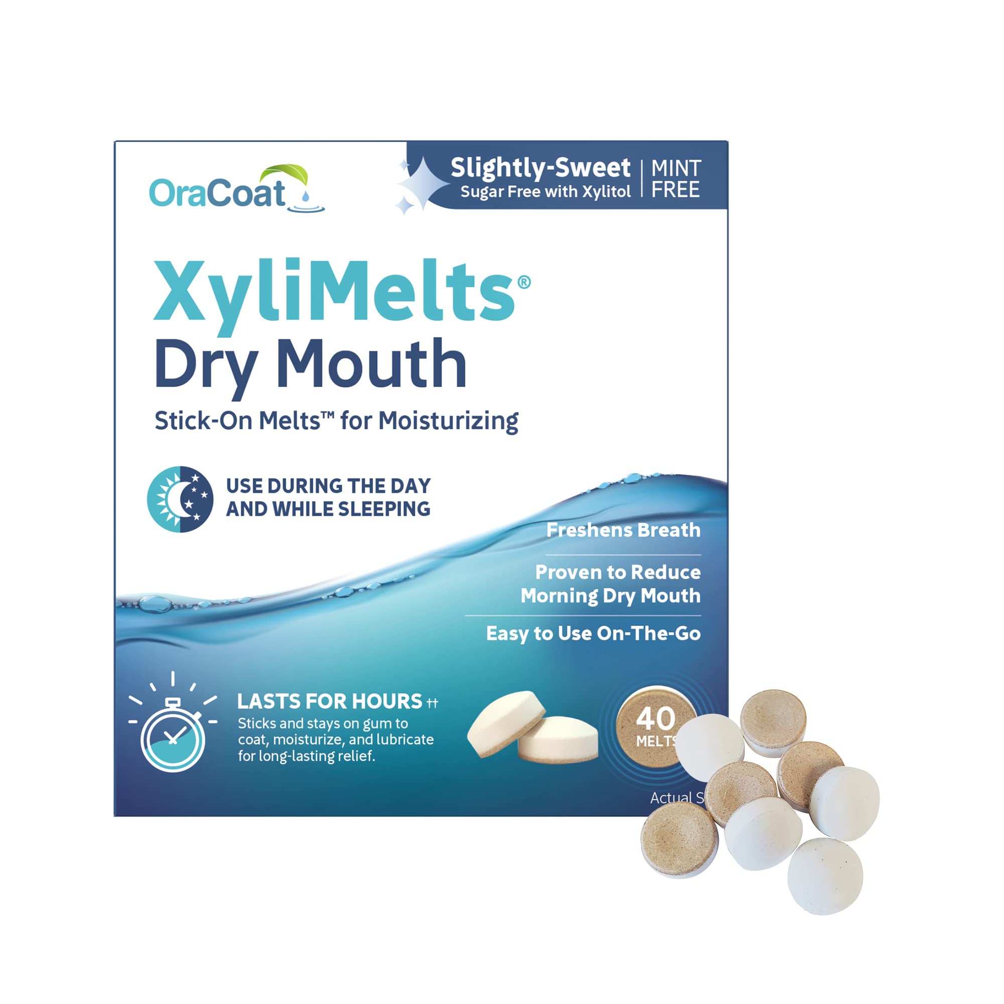 OraCoat XyliMelts blister packaging