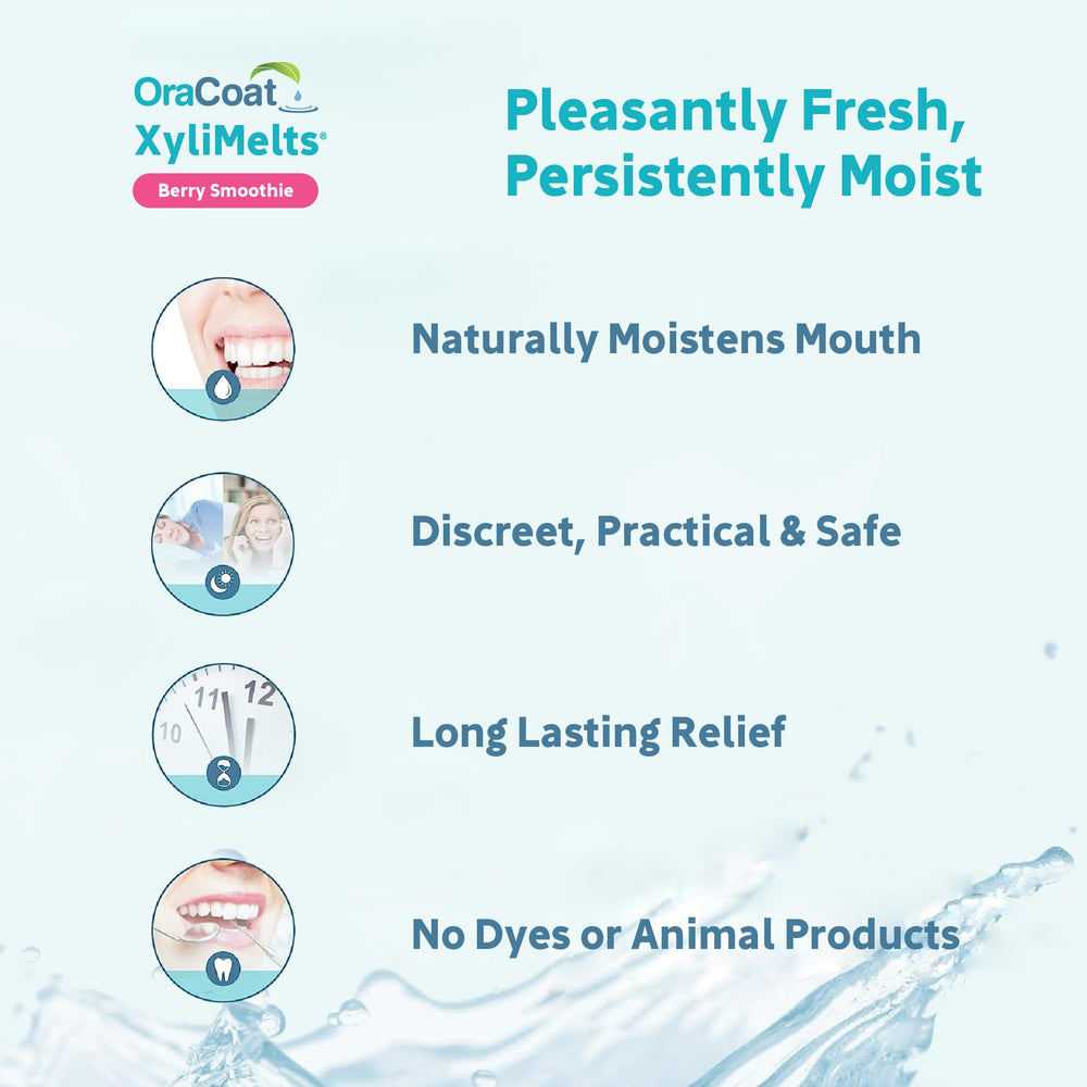 Vegan and gluten-free OraCoat XyliMelts