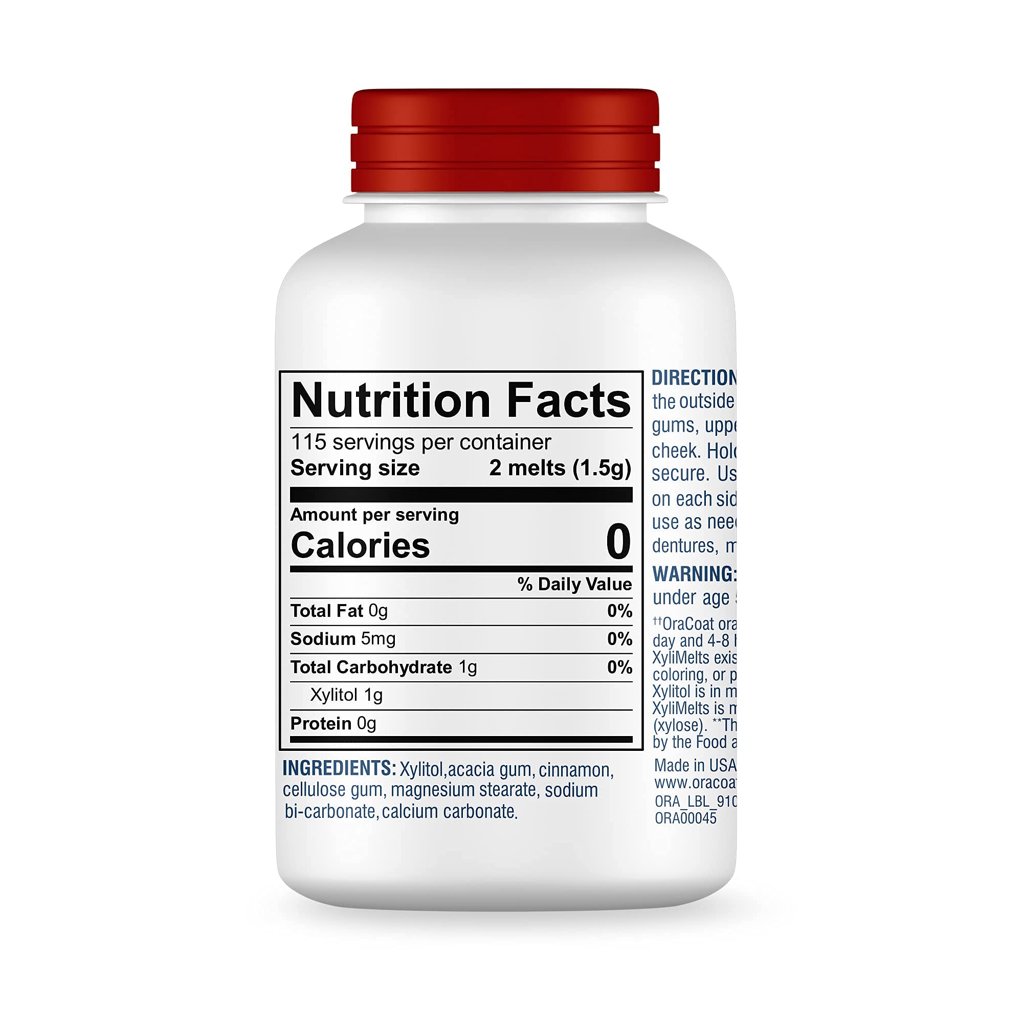 Close-up of pH 8 formula highlighting acid neutralization