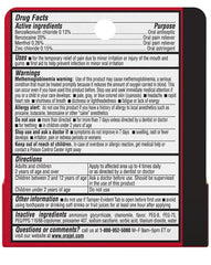 Orajel Nighttime Toothache Pain Relief Cream packaging and tube