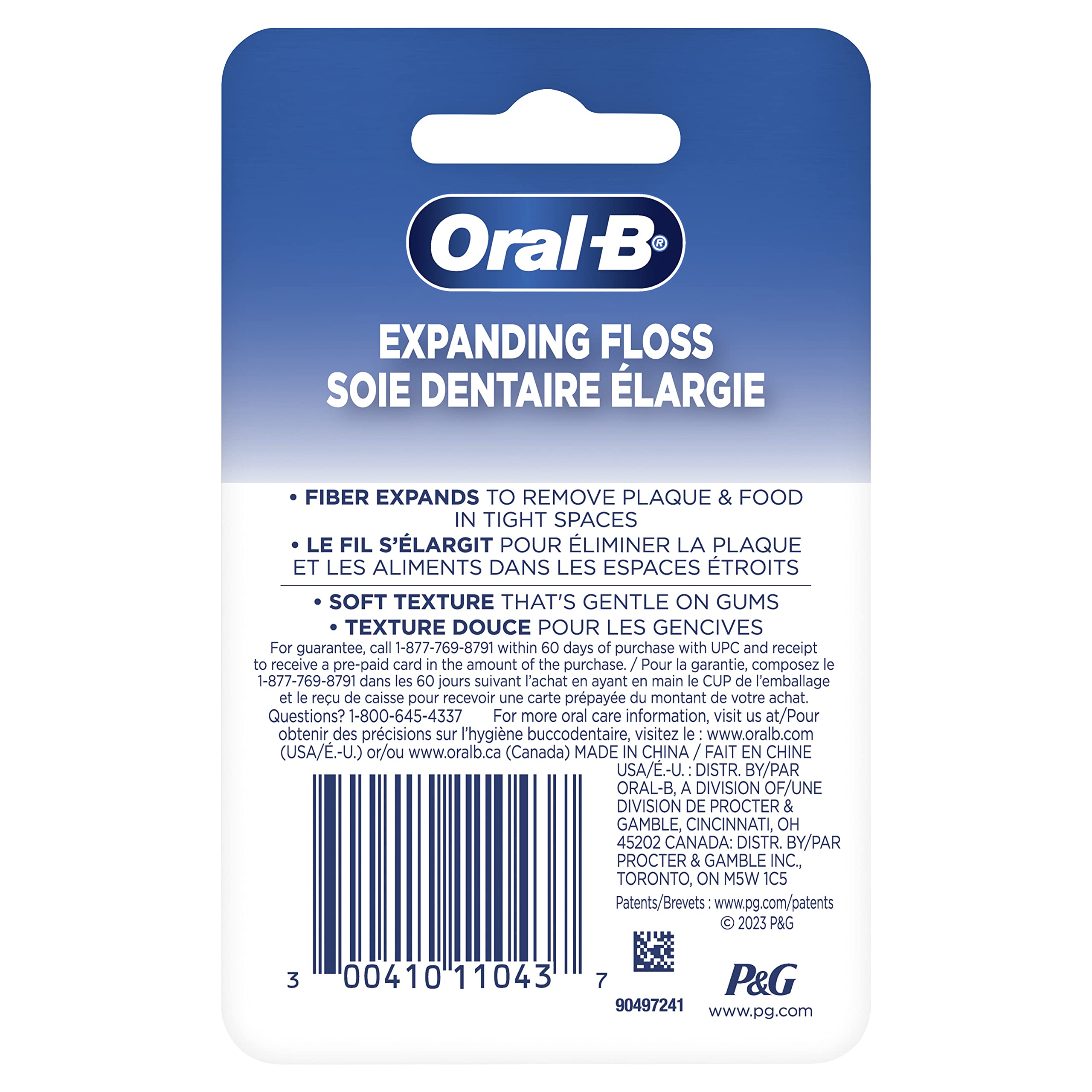 Six-pack of Oral-B Expandable Floss (50m)
