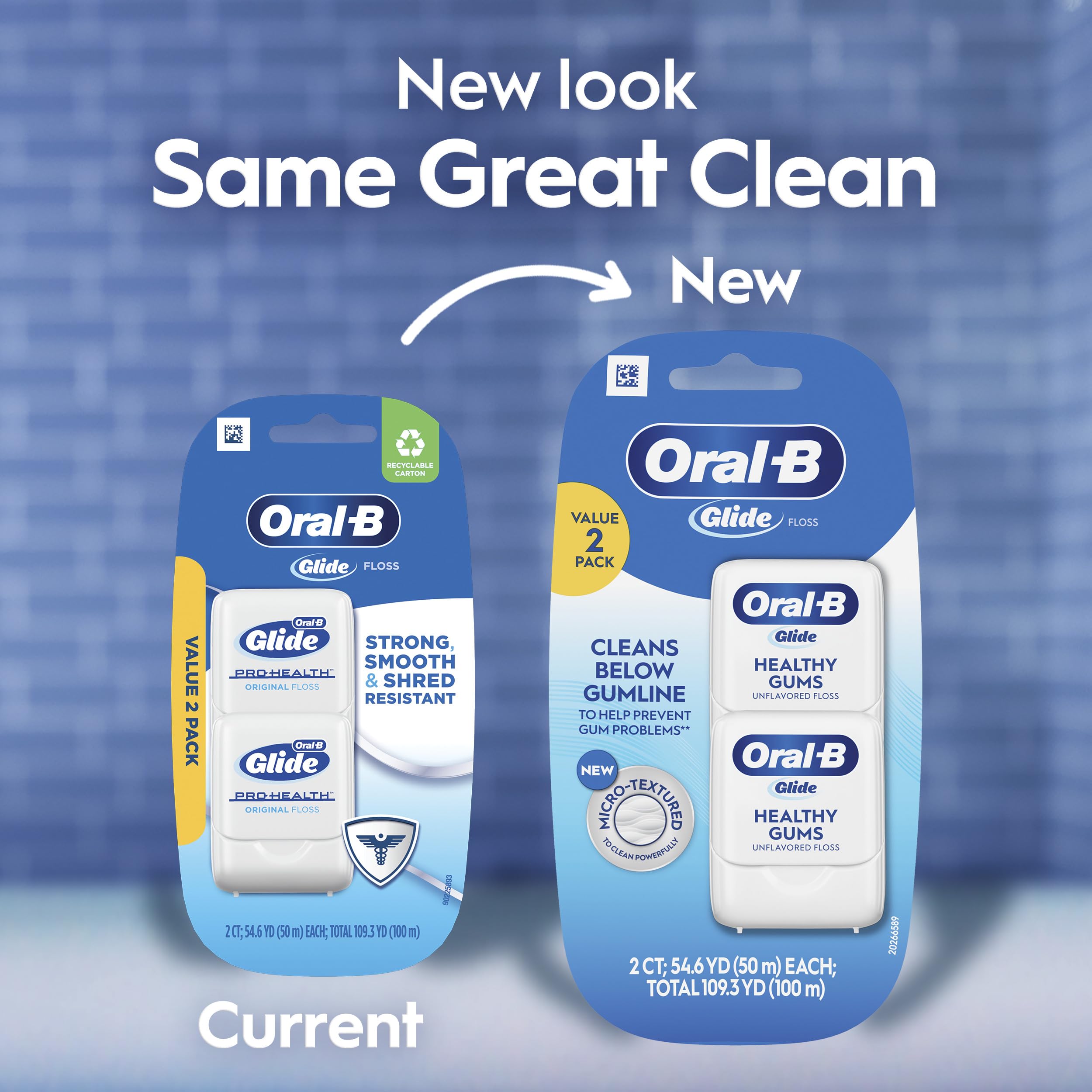 Shred-resistant floss feature highlighted