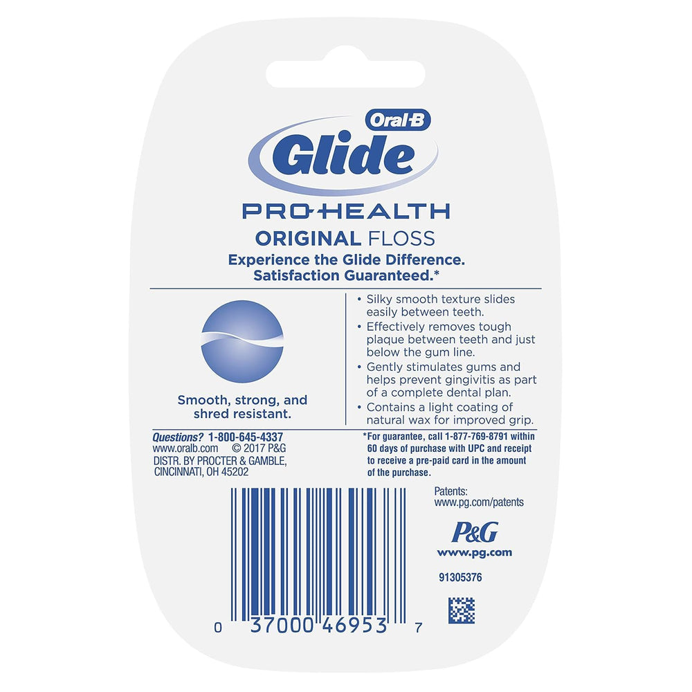 Close-up of Oral-B Glide Pro-Health floss