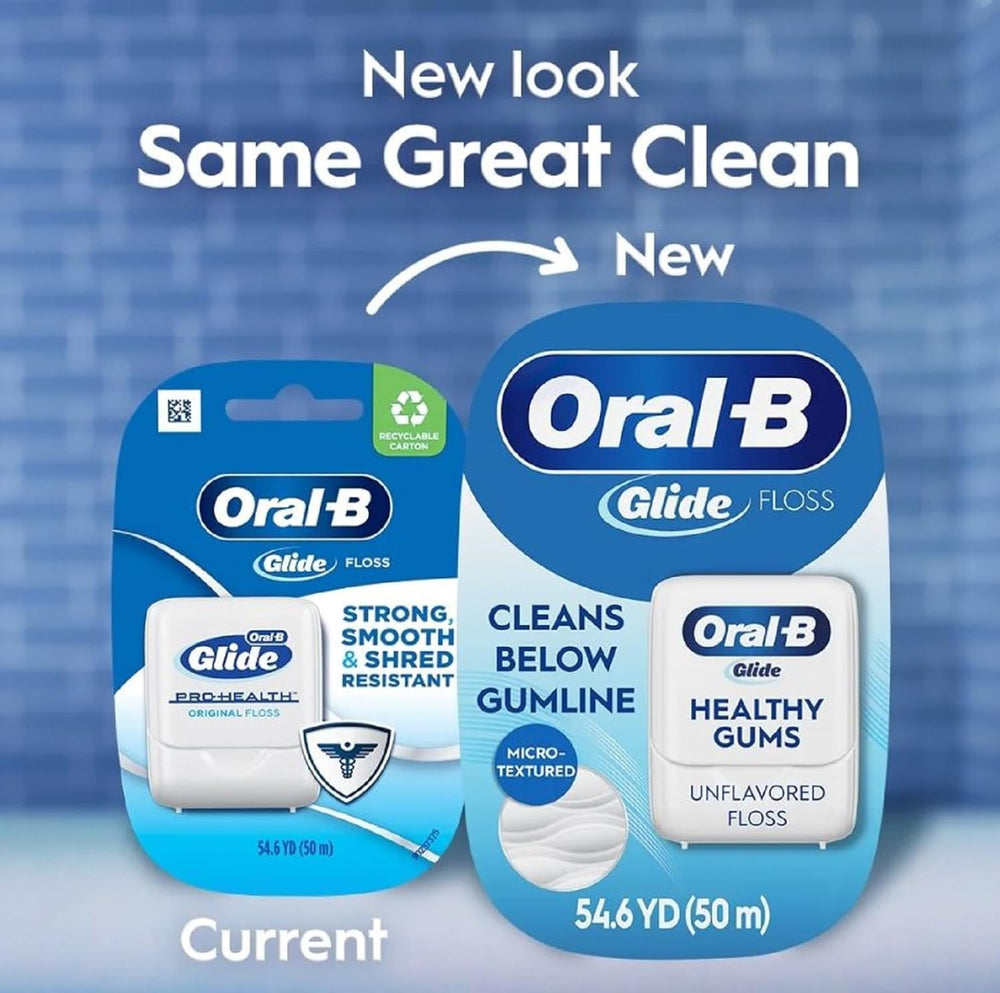 Packaging image for Oral-B Glide Pro-Health floss 54.7 yd pack of 2