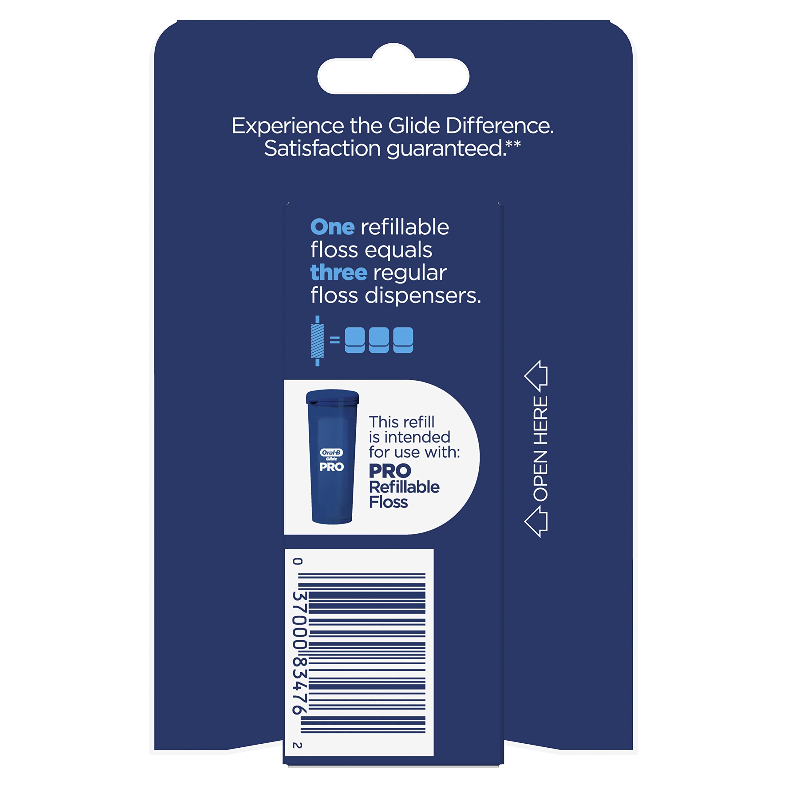 Close-up of Oral-B Glide PRO floss
