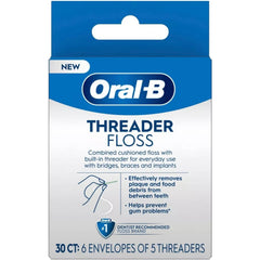 Oral-B Glide Threader Floss pack of 4 - front view