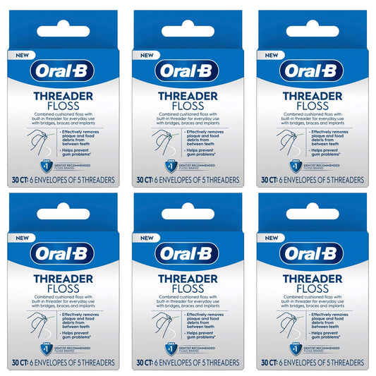 Oral-B Glide Threader Floss with built-in threader