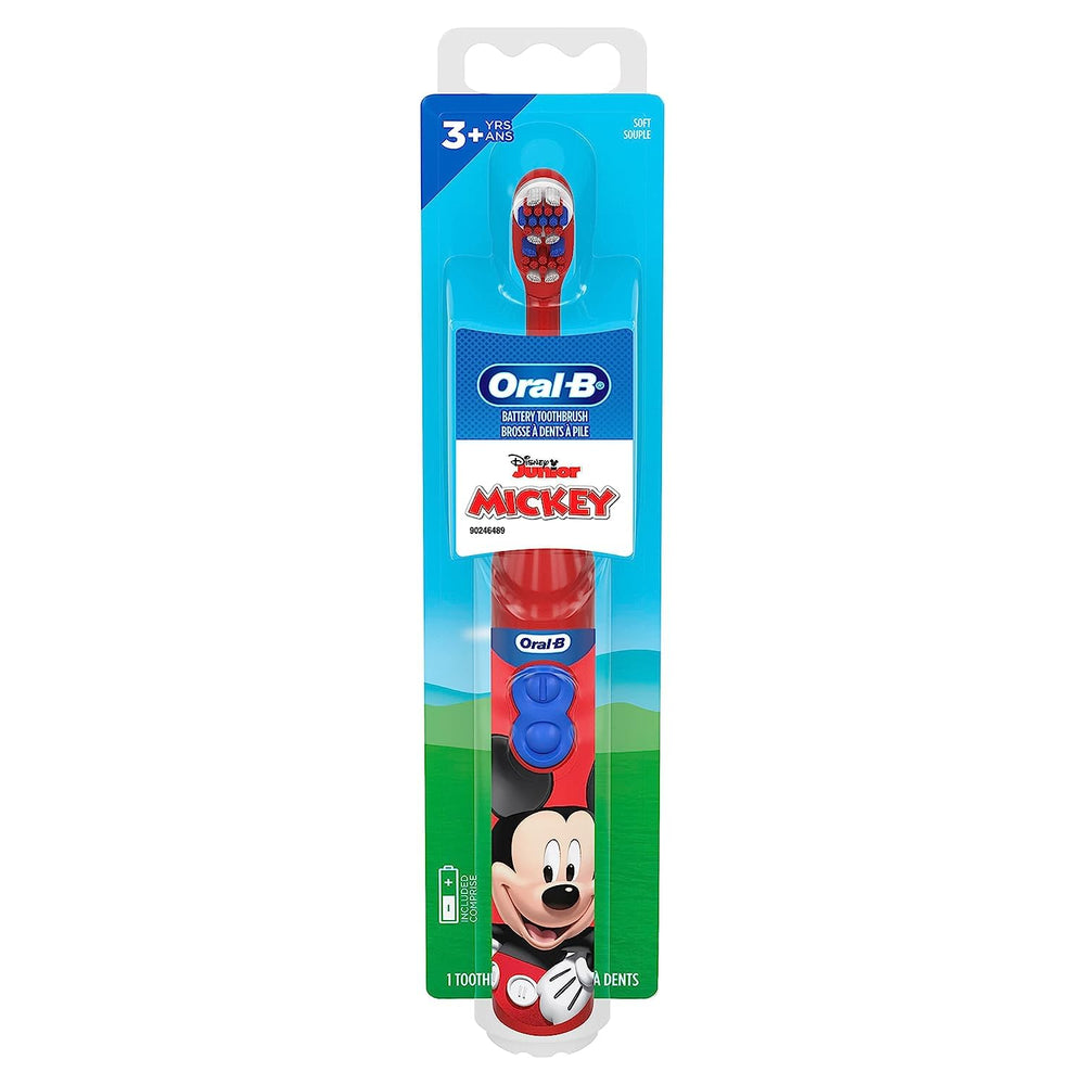 Oral-B Kid's Battery Powered Toothbrush featuring Mickey Mouse front view