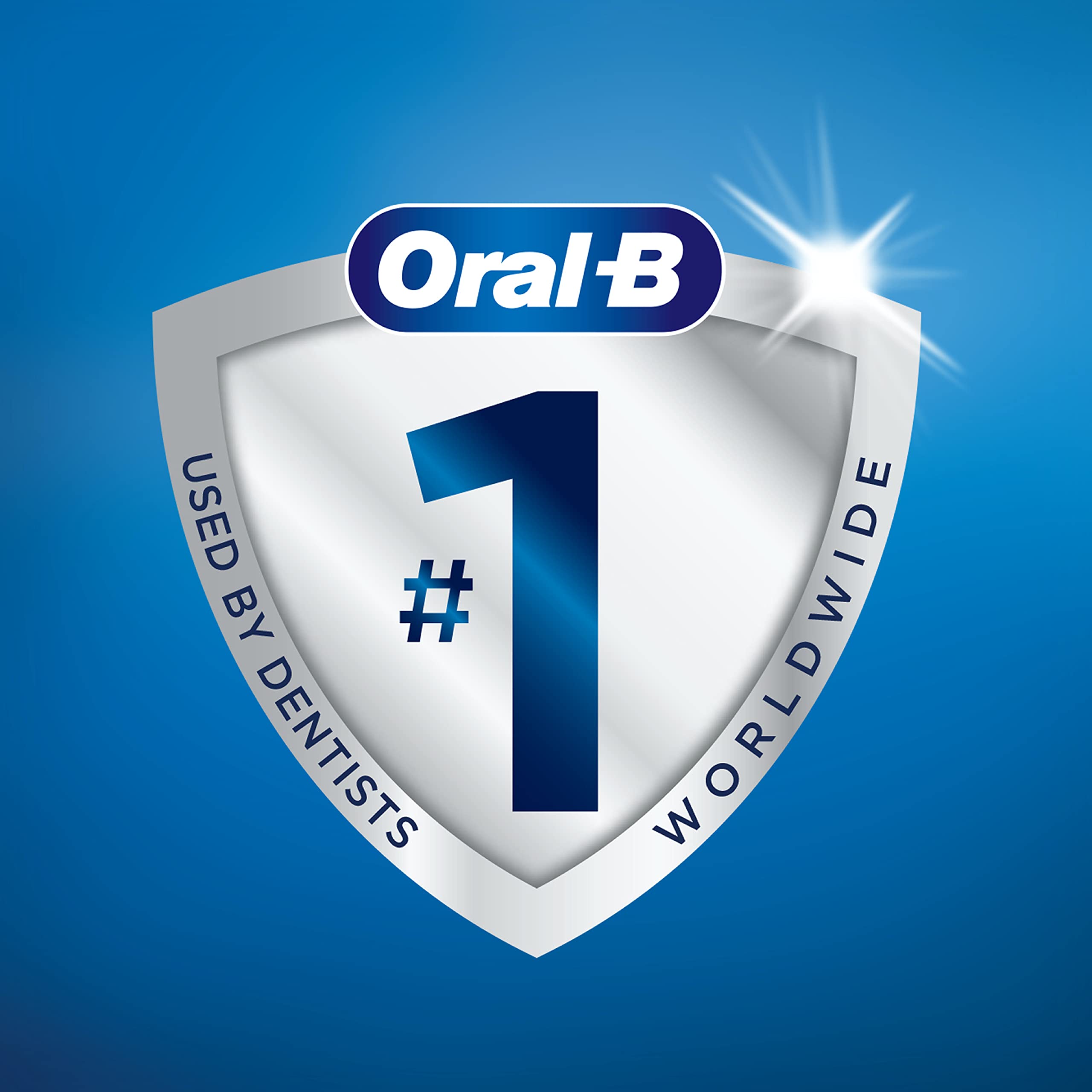 Close-up of Oral-B Satin Dental Floss Mint label