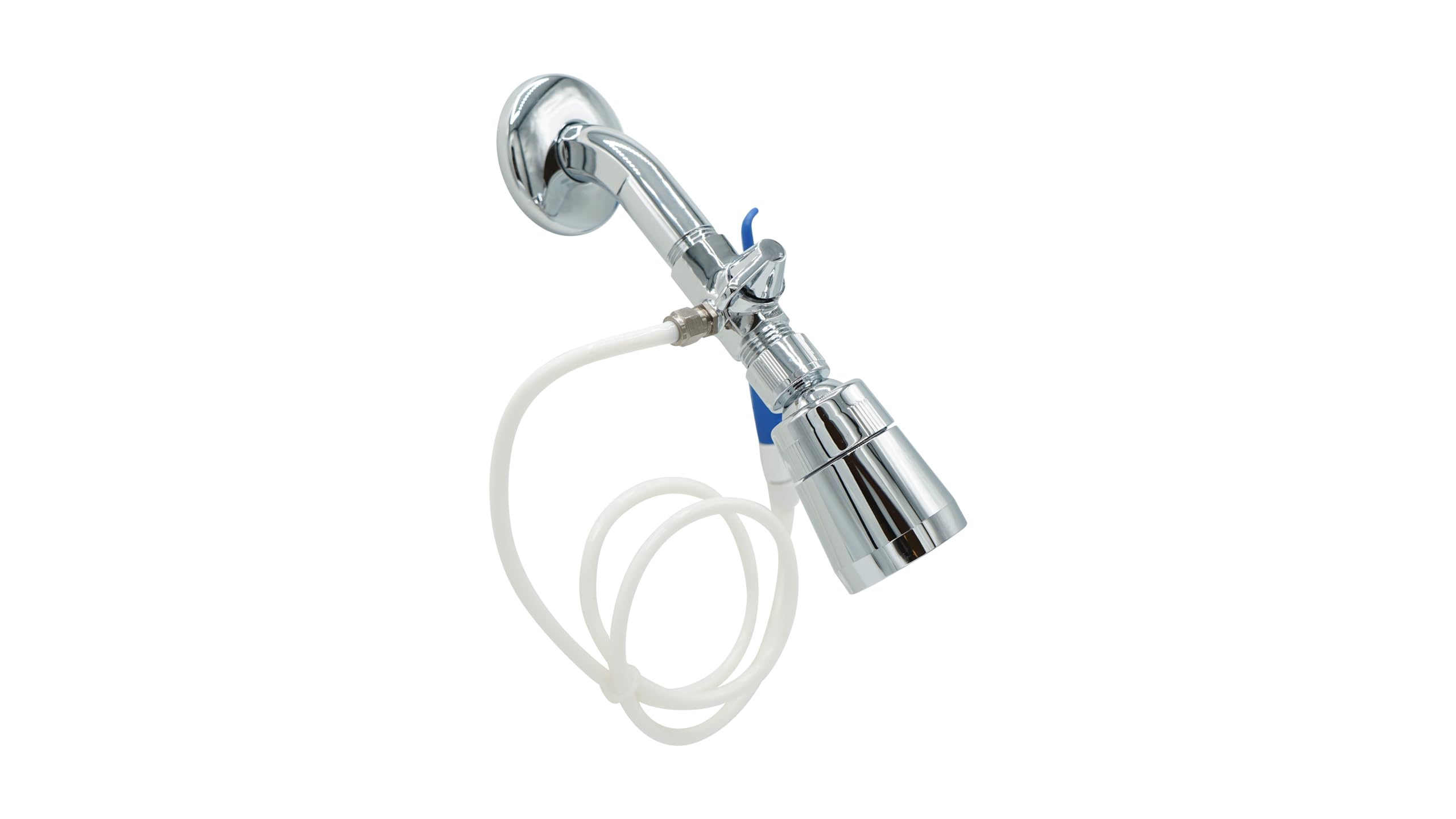HydroCare Water Flosser being installed in shower