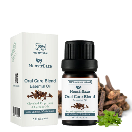 Oral Care Blend bottle with clove bud and peppermint oils