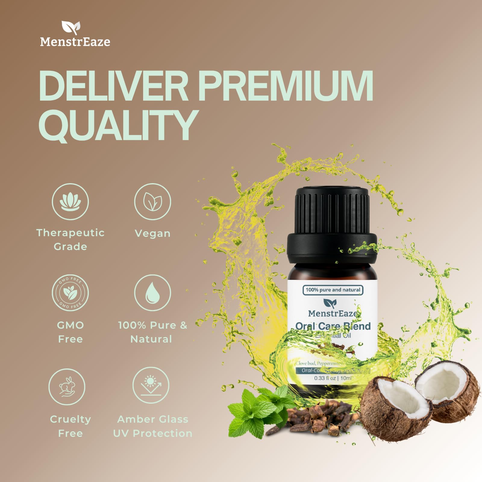 Versatile use for oral care, diffusers, soaps and candles