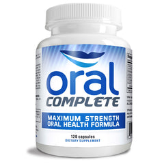 Bottle of Oral Complete 11-in-1 Dental Probiotics with 120 capsules