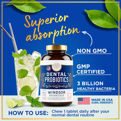 Back label showing 3bn CFU per tablet