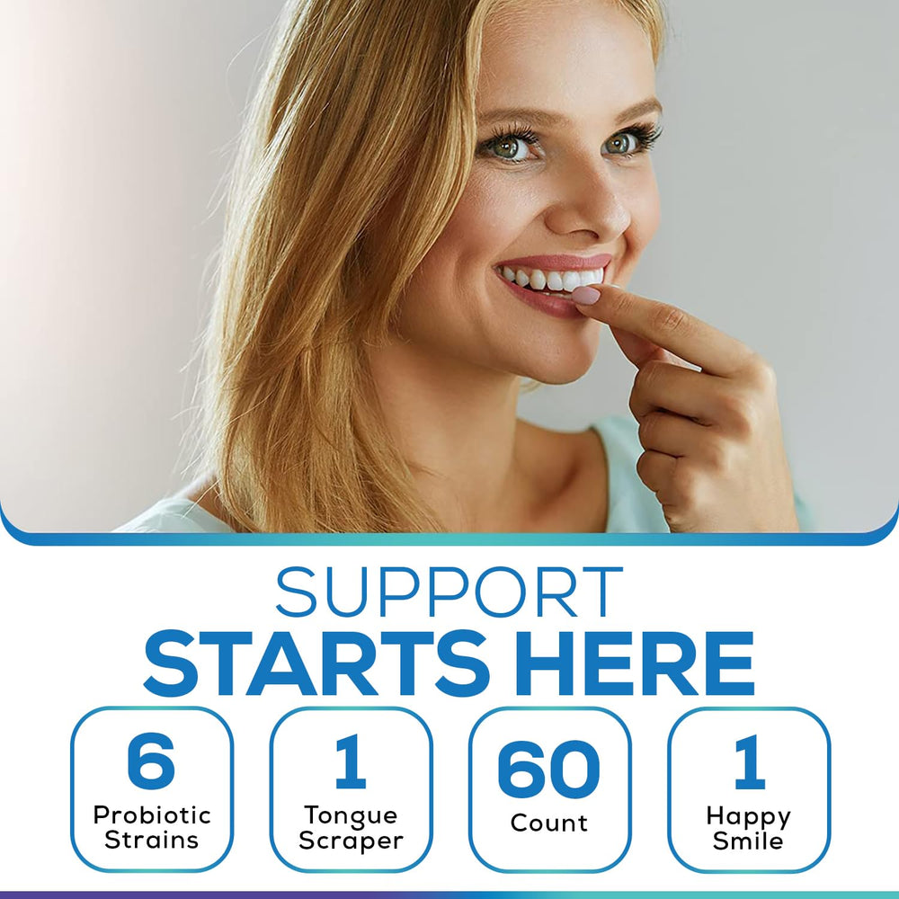 6-strain probiotic blend for teeth and gums