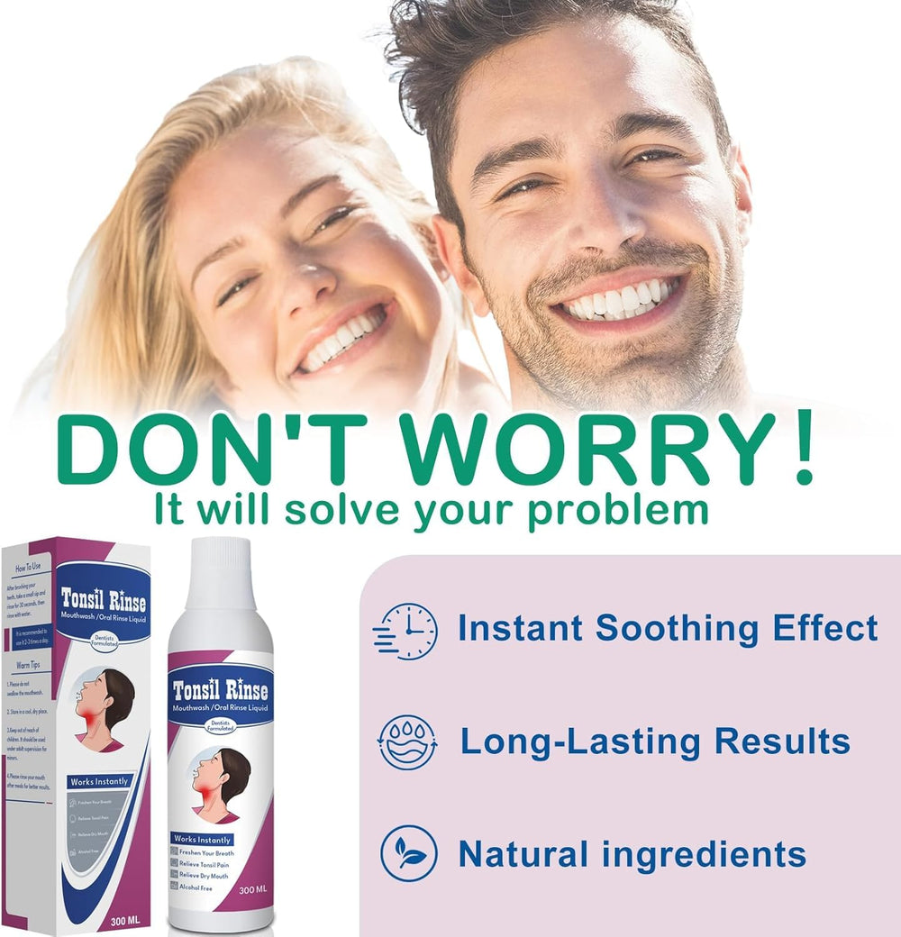 Splash of oral rinse liquid