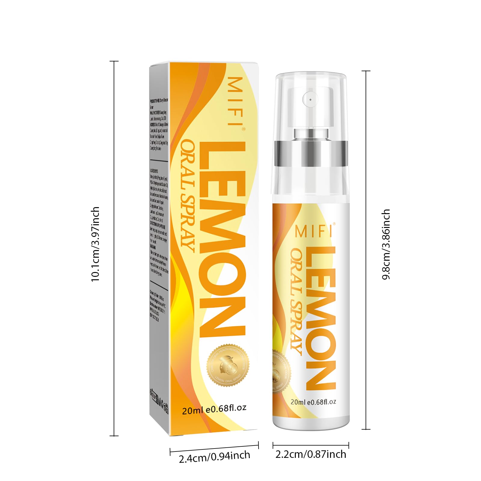 2-pack lemon flavor packaging and bottles