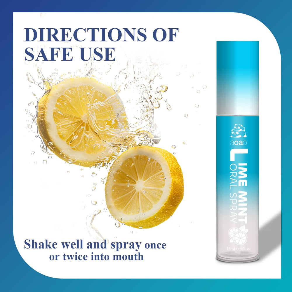 Sugar-free daily-use mouth spray packaging