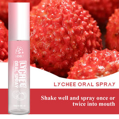 Using the mouth spray for instant freshness