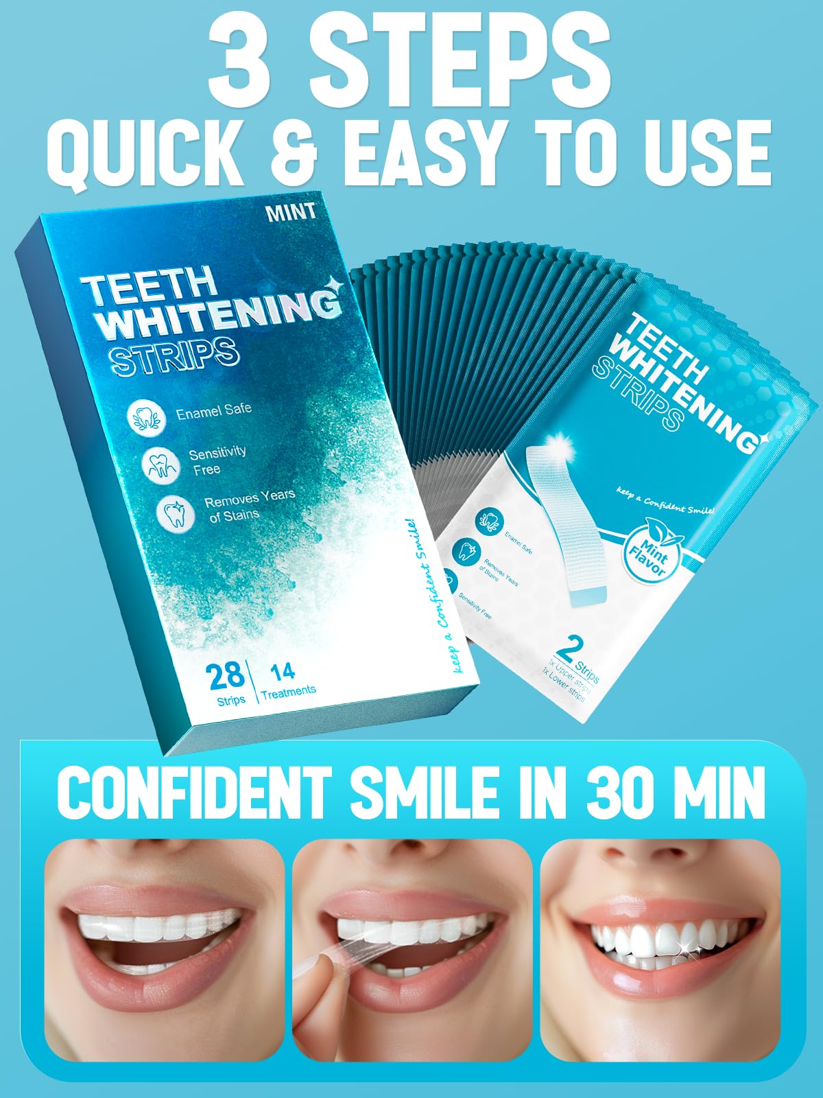 Enamel-safe whitening kit by Oralfree