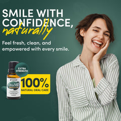 Gums and teeth care concept with OraMD