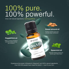 OraMD 4-in-1 Original Strength Tooth Oil bottle front