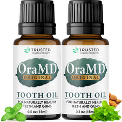 OraMD 4-in-1 Original Strength Tooth Oil bottle front view