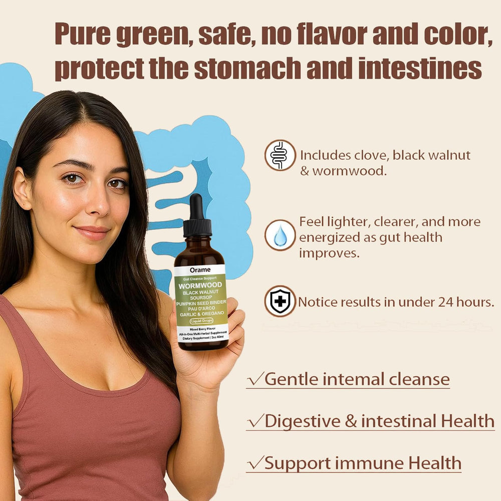 Vegan-friendly liquid gut health supplement