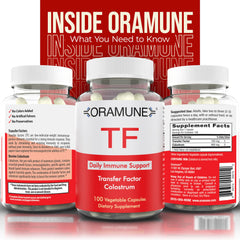 Oramune immunity support supplement packaging