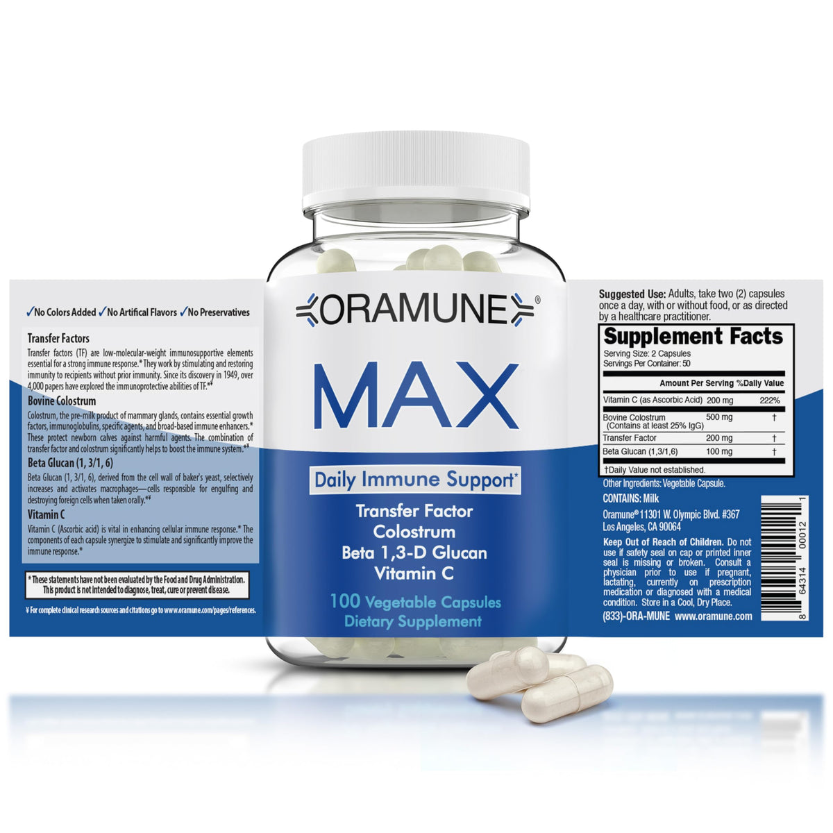 Oramune Max product hero image