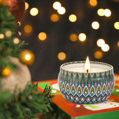 Orange blossom scented candle jar