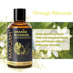 Diffuser setup showcasing Orange Blossom fragrance oil