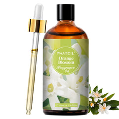 PHATOIL 100ml Orange Blossom Fragrance Oil bottle with premium glass dropper