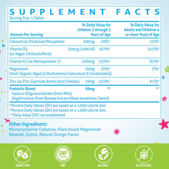 Orange chewable vitamin for kids