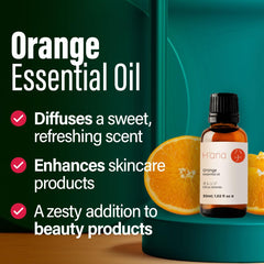 Orange essential oil for skincare routines