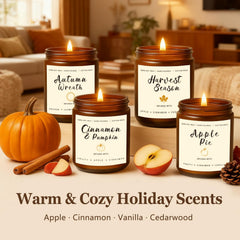 Orange Jasmine Coconut scented soy candle