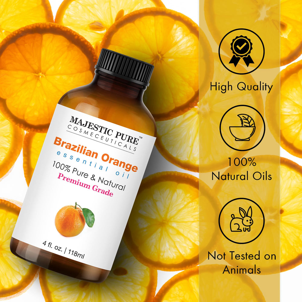Essential oil diffuser with Majestic Pure Brazilian Orange Oil.