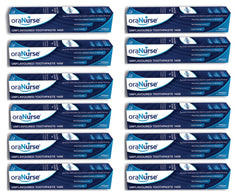 Oranurse 50ml unflavoured toothpaste tubes in 12-pack carton