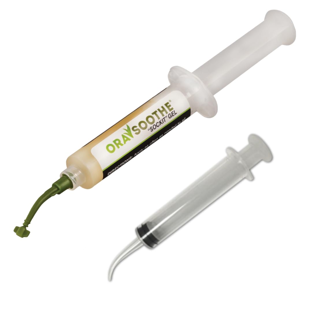 Orasoothe SOCKIT Gel 10g tube with 1 extra applicator