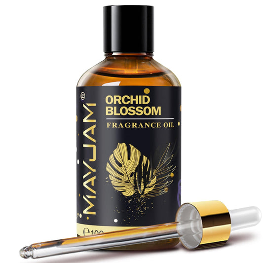 Orchid Blossom Fragrance Oil in 100ml amber bottle