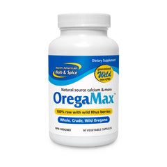 OregaMax bottle showing 90 Vegi Capsules