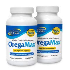 Oregamax 90 Vegi-Caps bottle — front view