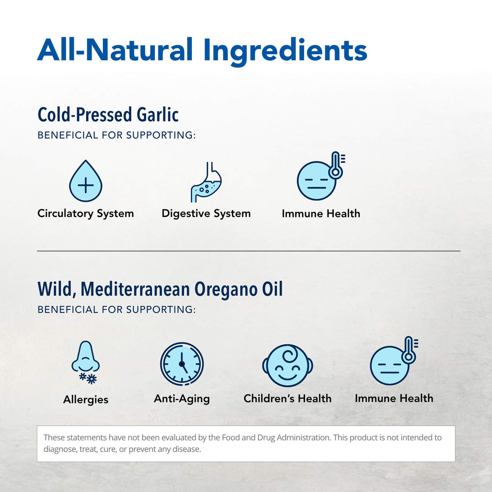 Graphic emphasizing digestive and immune support