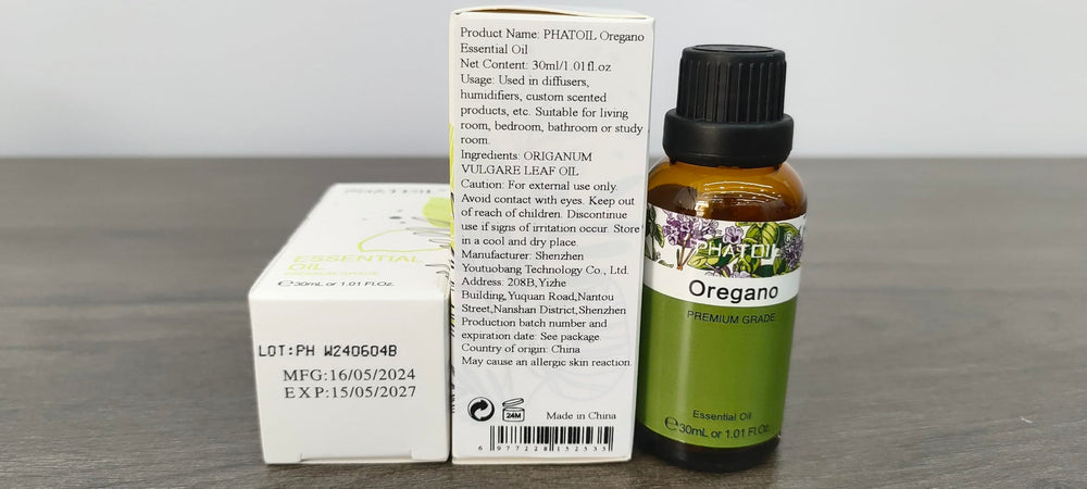 DIY oregano essential oil candle and bath products kit