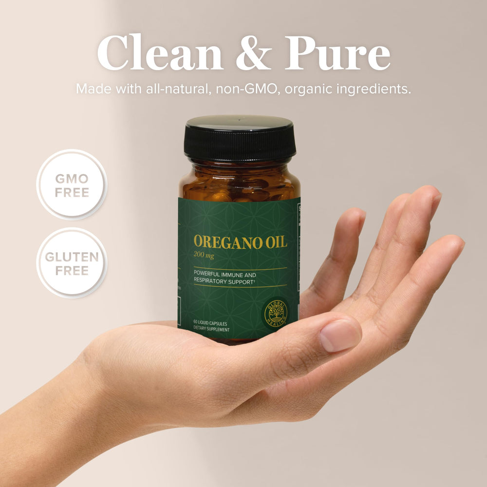 Peppermint essential oil and oregano oil capsule ingredients