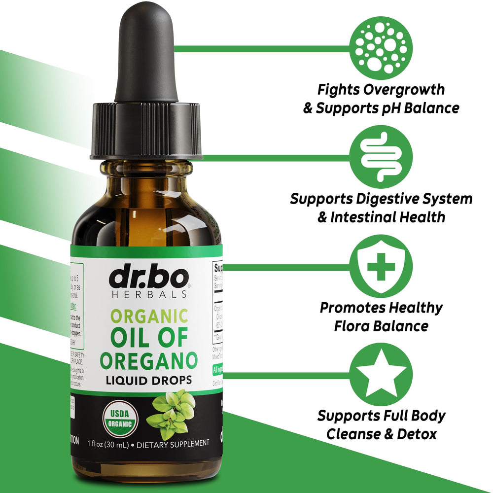 Six-month supply packaging for oregano oil drops