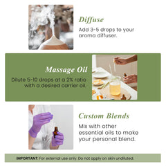 Oregano oil for skincare and massage
