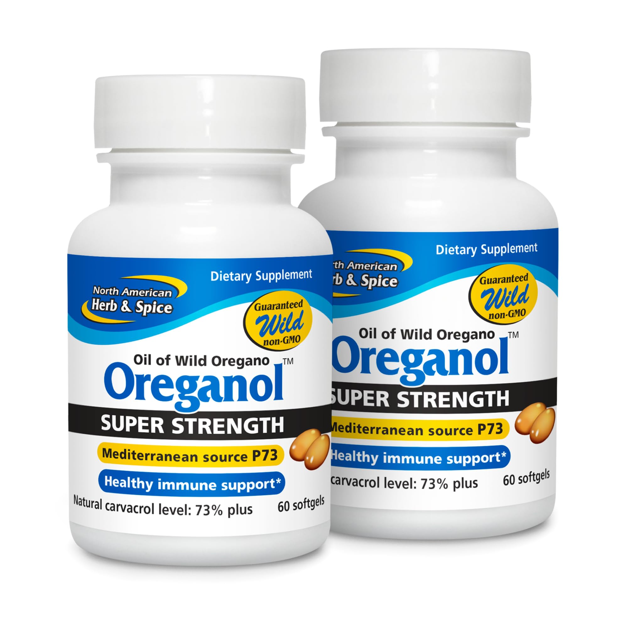 Oreganol P73 2-pack bottle - front view