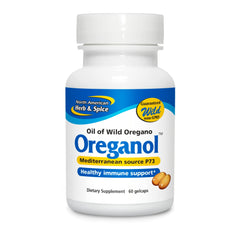 Oreganol P73 Gel-Capsules 60-Count bottle front