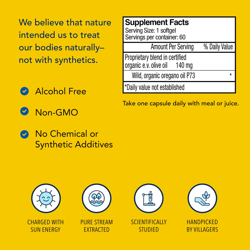 Immunity support graphic for Oreganol P73